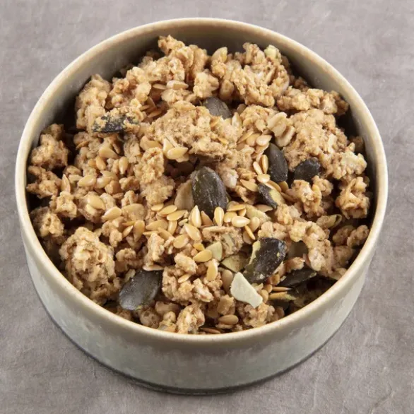 Muesli croustillant lin et courge Bio