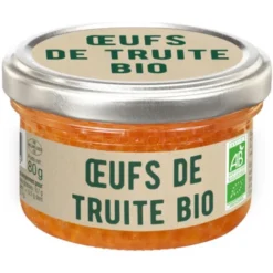 Oeufs de truite bio 80g