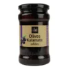 Olive noire Kalamata entière 180g net égoutté