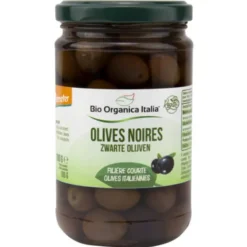 Olive noire nature 180g net égoutté