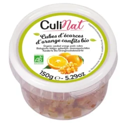 Orange confite cube d'écorce 150g