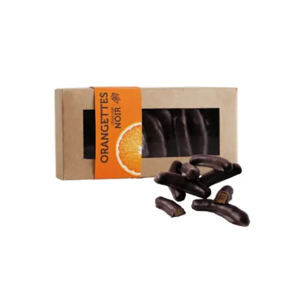 Orangettes chocolat noir 175g