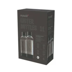 Pack de 2 bouteilles de gazéification Black 1L