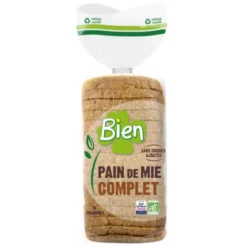 Pain de mie complet tranché 280g