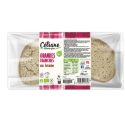 Pain grande tranche au levain 210g
