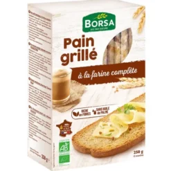 Pain grillé à la farine complète 250g