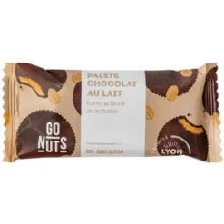 Paletq chocolat au lait fourrés au beurre de cacahuètes (2) 34g