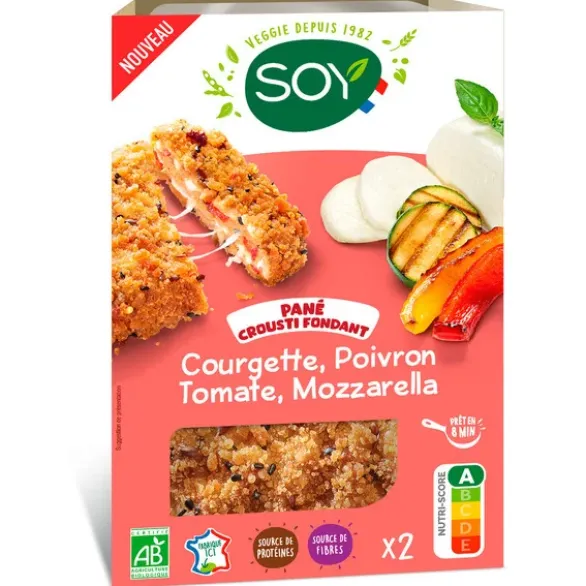 Pané crousti courgette mozza (2) 160g