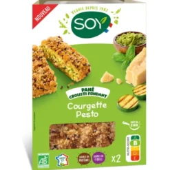 Pané crousti courgette pesto 2x80g
