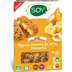Pané crousti pomme de terre oignon emmental 2x80g