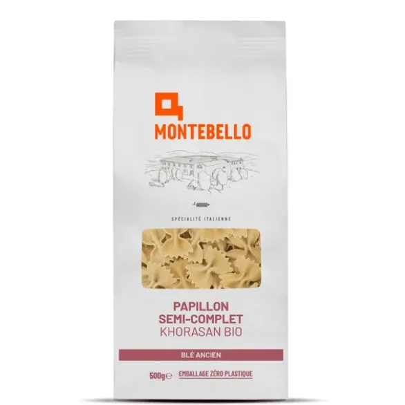 Papillon semi-complet blé ancien Khorasan 500g