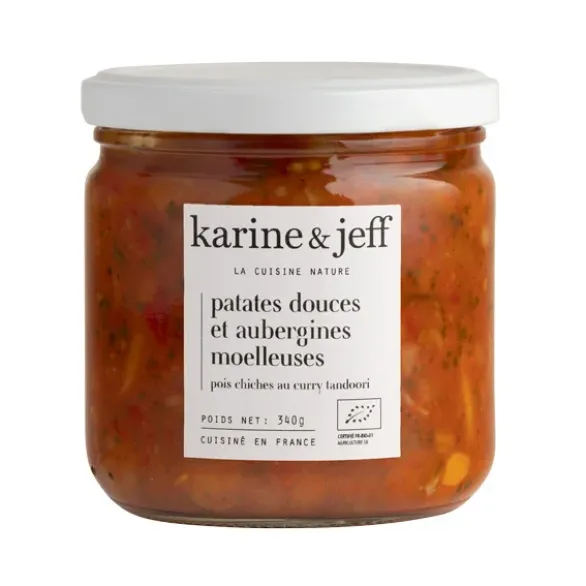 Patates douces et aubergines moelleuses 340g