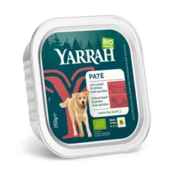 Paté pour chien boeuf spiruline 150g