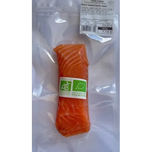 Pavé de saumon bio env. 150g