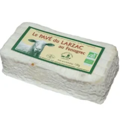 Pavé Larzac fénugrec au lait thermisé 21%MG 150g