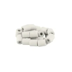 Perles céramique grise collier (25)