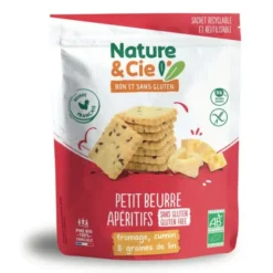 Petit beurre fromage cumin graines de lin 80g