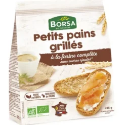 Petit pain grillé complet 225g