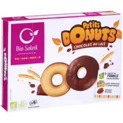 Petits donuts au chocolat au lait (6) 150g