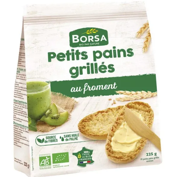 Petits pains grillés au froment 225g
