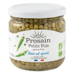 Petits pois extra-fins sans sel ajouté 240g net égoutté