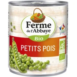 Petits pois 530g net égoutté