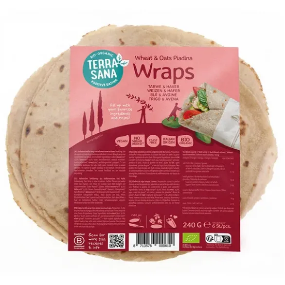 Piadina wrap blé avoine (6) 240g
