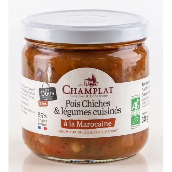 Pois chiche et légumes à la marocaine 340g