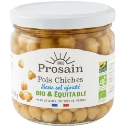 Pois chiches sans sel ajouté 230g net égoutté
