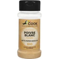Poivre blanc moulu 45g