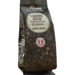 Poivre noir grain éco-recharge 50g