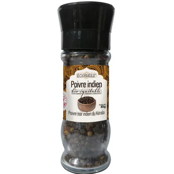 Poivre noir indien moulin 40g