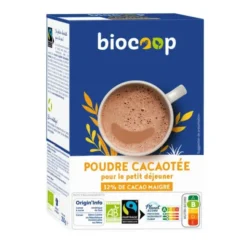 Poudre cacaotée pour le petit déjeuner
