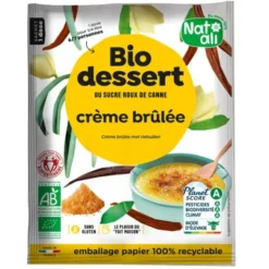 Préparation crème brûlée 80g