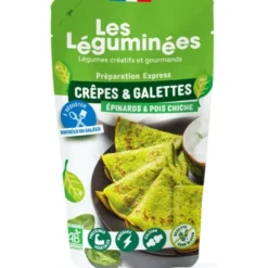 Préparation crêpe & galette épinard pois chiche 200g