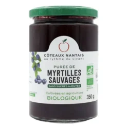 Purée de myrtilles 350g