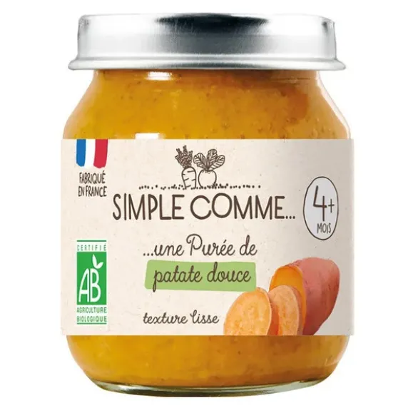 Purée patate douce pot 125g