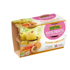 Purée pomme abricot 4x100g