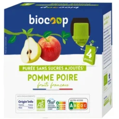 Purée pomme poire gourde 4x90g