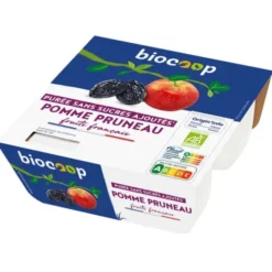 Purée sans sucres ajoutés pomme pruneau 4x100g