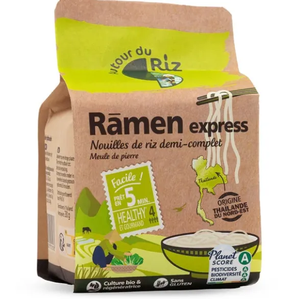 Ramen nouille riz 1/2 complet 280g