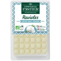 Raviole au chèvre romarin 180g