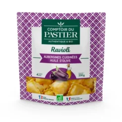 Ravioli aubergines à l'huile olive 250g