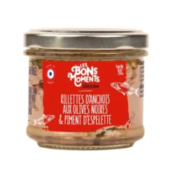 Rillettes anchois olive Espelette 90g