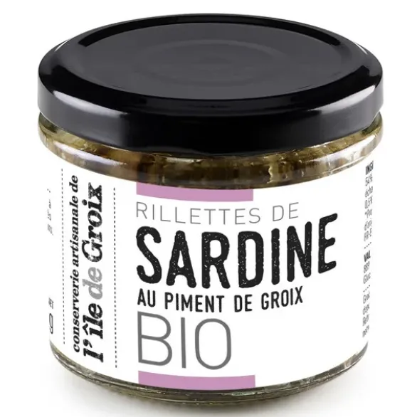 Rillettes de sardine au piment de Groix 90g