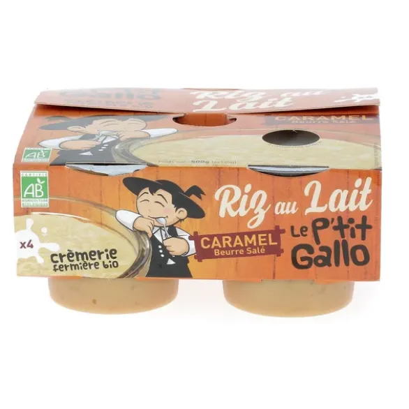 Riz au lait caramel beurre salé 4x125g