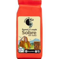 Riz basmati 1/2 complet sobre eau 400g