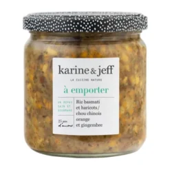 Riz basmati haricot chou chinois orange gingembre 360g