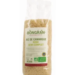 Riz de camargue rond 1/2 complet 1kg