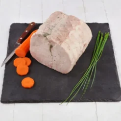 Rôti porc cuit herbes sans sel nitrité